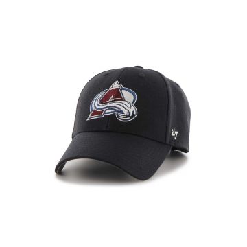 47 brand sapca NHL Colorado Avalanche culoarea albastru marin, cu imprimeu, H-MVP16WBV-NY