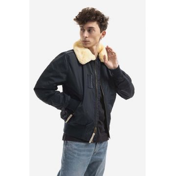 Alpha Industries geacă Injector III bărbați, culoarea bleumarin, de tranziție 143104.07-navy