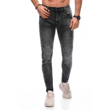 Blugi skinny cu detalii cu aspect decolorat