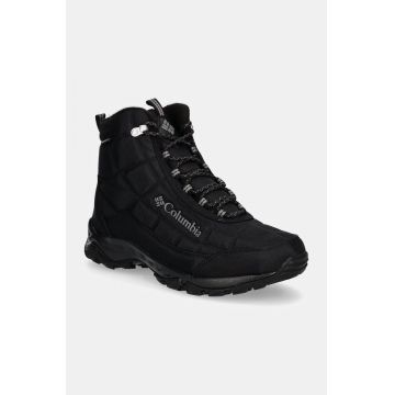 Columbia pantofi Firecamp barbati, culoarea negru, izolat, 2099741