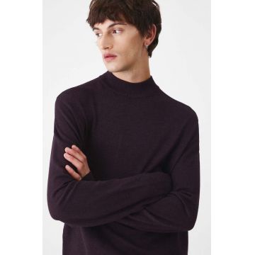 Medicine pulover barbati, culoarea violet, light, cu turtleneck