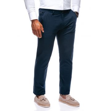 Pantaloni regular fit din amestec de bumbac