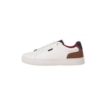 Pantofi sport low-cut de piele ecologica