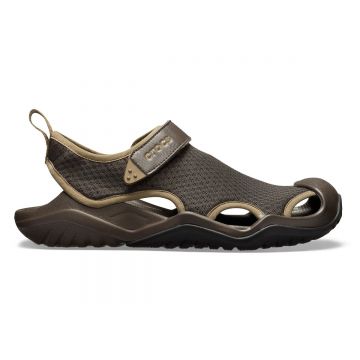 Sandale Crocs Swiftwater Mesh Deck Sandal Maro - Espresso