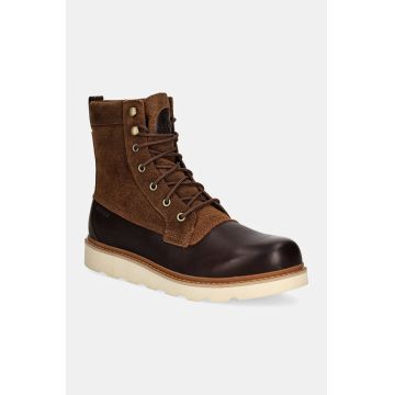 Sorel ghete de piele SLABTOWN 62 CARIBOU 100 barbati, culoarea maro, 2078321242