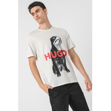 Tricou de bumbac cu imprimeu Dayaking