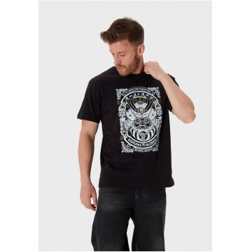 Tricou de bumbac cu imprimeu grafic