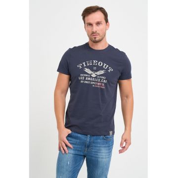 Tricou de bumbac cu imprimeu logo