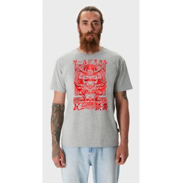 Tricou de bumbac cu imprimeu Samurai