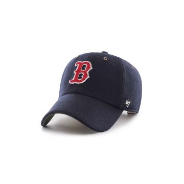 47 brand șapcă de lana MLB Boston Red Sox culoarea albastru marin, cu imprimeu, B-PNTCU02WIS-NY