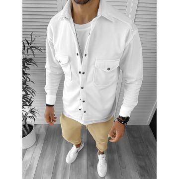 Camasa barbati casual alba 12910