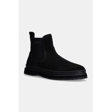 Gant botine din piele intoarsa Blistown barbati, culoarea negru, 29653736 G00