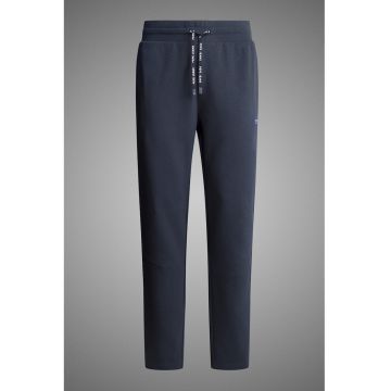 Pantaloni de trening din amestec de bumbac cu buzunare laterale