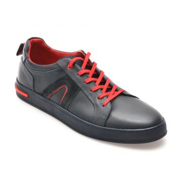 Pantofi casual GRYXX bleumarin, M7499, din piele naturala