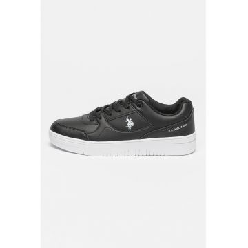 Pantofi sport low-cut de piele ecologica cu platforma