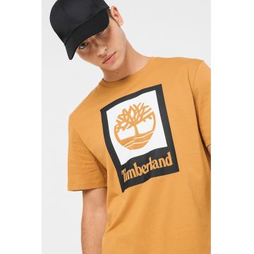 Tricou de bumbac cu imprimeu logo