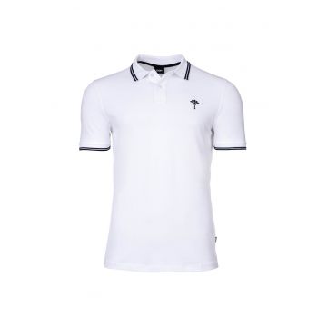 Tricou polo din amestec de bumbac Pavlos