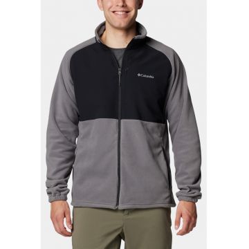 Bluza de trening cu detalii din fleece si fermoar - pentru fermoar Sage Peak