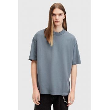 AllSaints tricou din bumbac ISAC SS CREW barbati, neted, M024JB