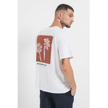 Tricou de bumbac cu imprimeu grafic