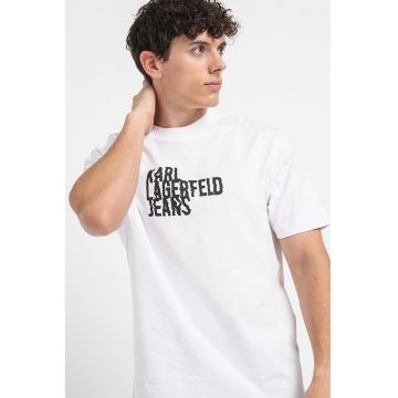 Tricou de bumbac organic cu imprimeu logo