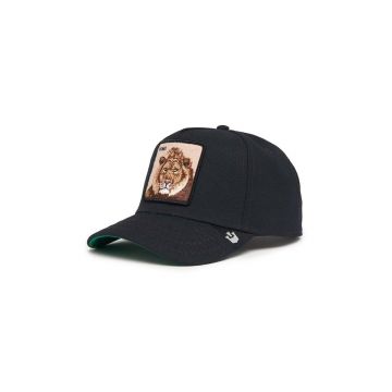 Goorin Bros șapcă de baseball din bumbac King Field 100 culoarea negru, cu imprimeu, 101-1451