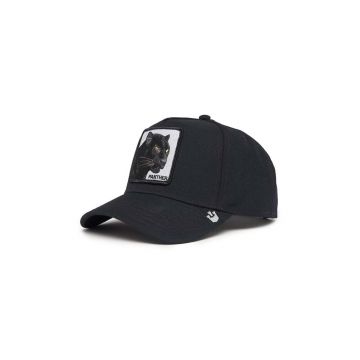 Goorin Bros șapcă de baseball din bumbac Panther Field 100 culoarea negru, cu imprimeu, 101-1450