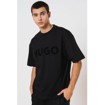 Tricou supradimensionat cu imprimeu logo