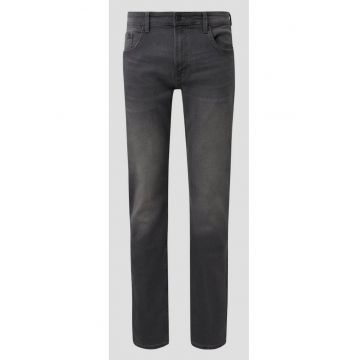 Blugi barbati Rick cu talie medie si croiala Slim fit - Gri inchis