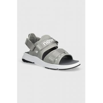 New Balance sandale barbati, culoarea gri, SUA750C3