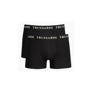 Set 2 perechi boxeri cu logo - Negru