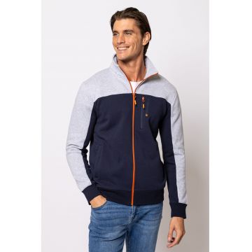 Bluza de trening cu buzunare laterale si fermoar Toxo