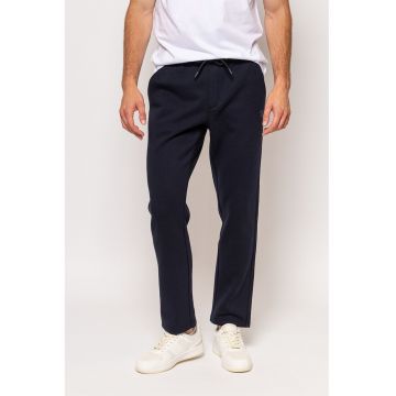 Pantaloni regular fit din amestec de bumbac