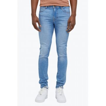 Blugi barbati Malone cu croiala Skinny fit si talie medie albastru deschis 53273