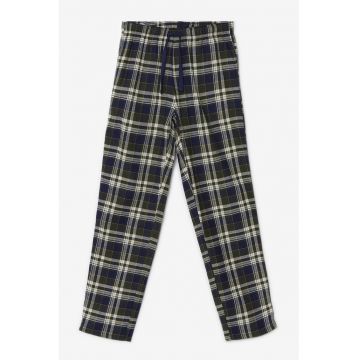 Pantaloni de pijama din bumbac cu model in carouri