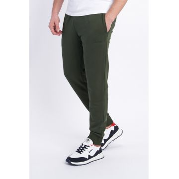 Pantaloni sport cu detaliu cu broderie logo