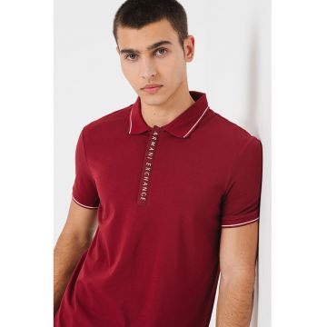 Tricou polo cu garnituri contrastante