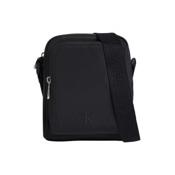 Geanta crossbody cu buzunar exterior