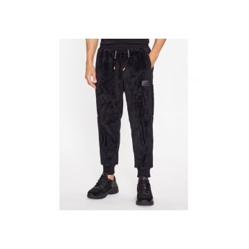 Pantaloni sport barbati - 87609 - Negru - Poliester