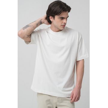 Tricou de bumbac cu logo