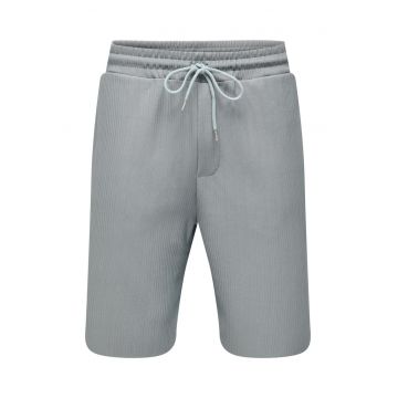 Pantaloni Scurti barbati - 301847205 - Poliester - Gri