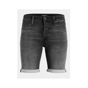 Pantaloni scurti barbati - 303282158 - Gri - Bumbac