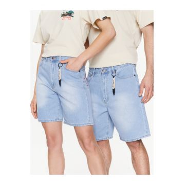 Pantaloni scurti din denim unisex - 301980551 - Bumbac