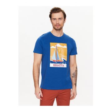 Tricou barbati -  302407569 - Bumbac - Albastru