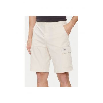 Pantaloni scurti sport barbati - 303791179 - Bej - Bumbac