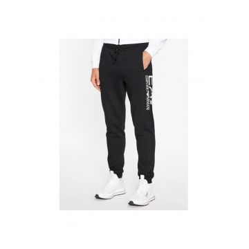 Pantaloni sport barbati - 087043 - Negru - Bumbac -