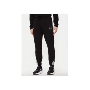 Pantaloni sport barbati - 536008 - Negru - Bumbac