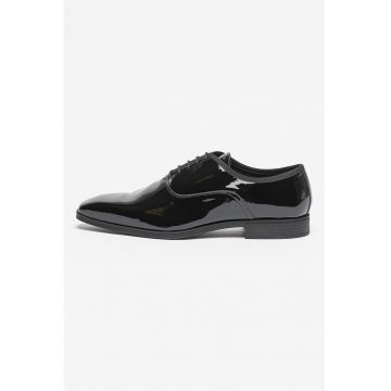 Pantofi Oxford lacuiti de piele Theon