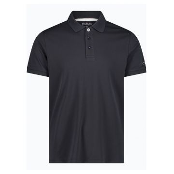 Tricou polo barbati - Poliester - Negru