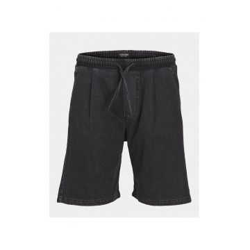 Pantaloni scurti barbati - 303281250 - Negru - Bumbac